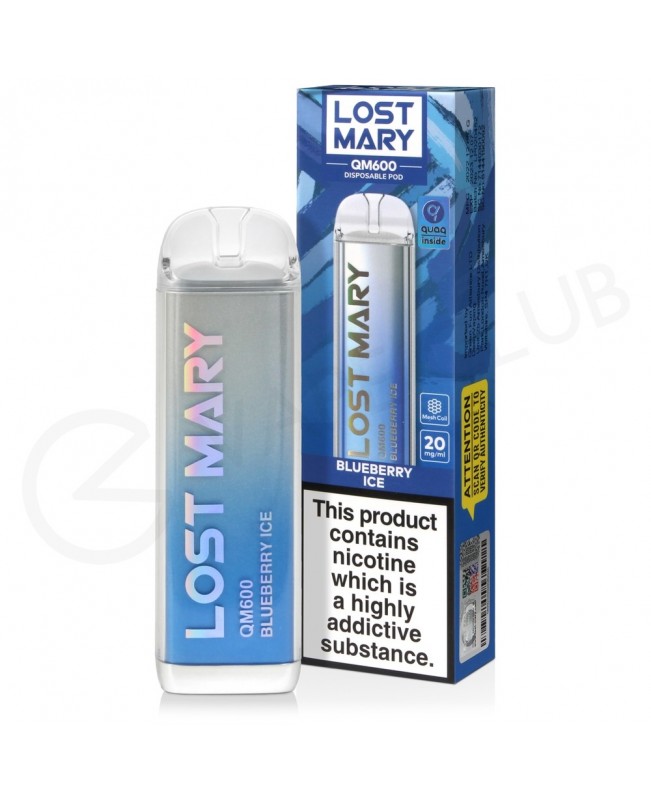 Blueberry Ice Lost Mary QM600 Disposable Vape