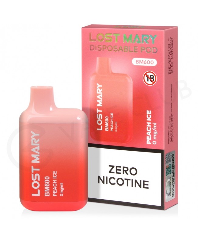 Peach Ice Lost Mary BM600 Disposable Vape