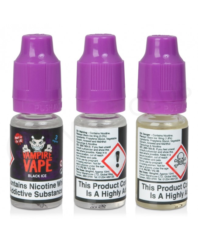 Black Ice E-Liquid by Vampire Vape