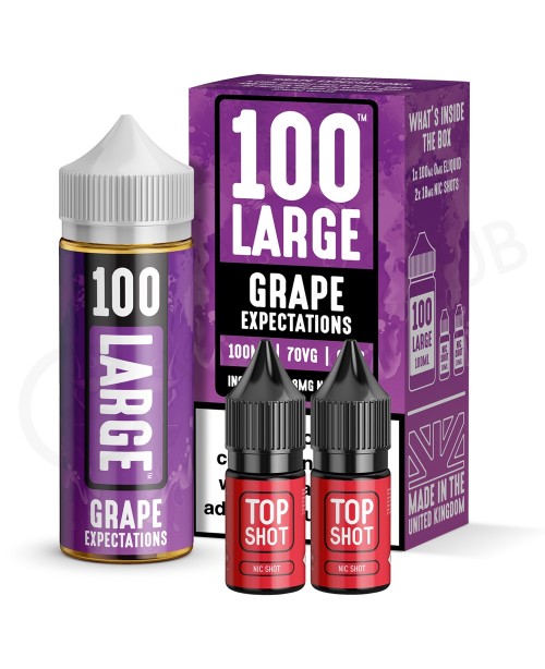 Grape Expectations Shortfill E-Liquid by 100 Large...