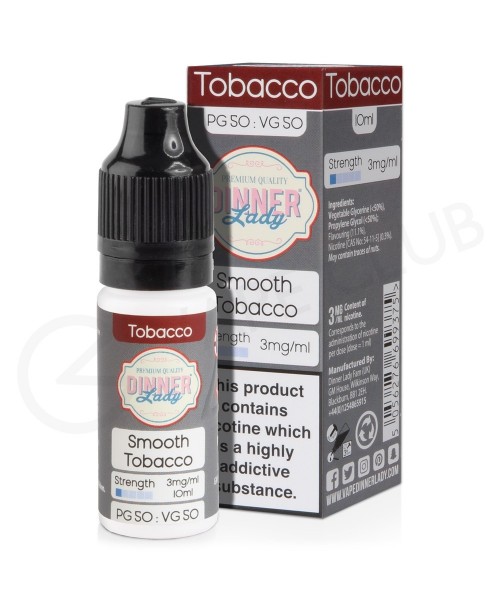 Smooth Tobacco E-Liquid by Dinner Lady 50/50