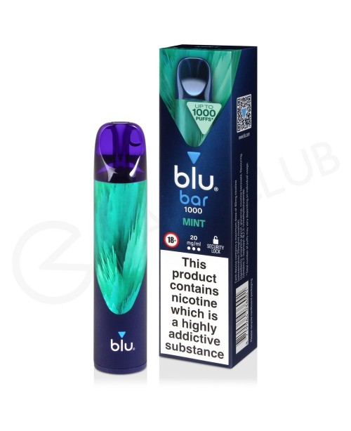 Mint Blu Bar 1000 Disposable Vape