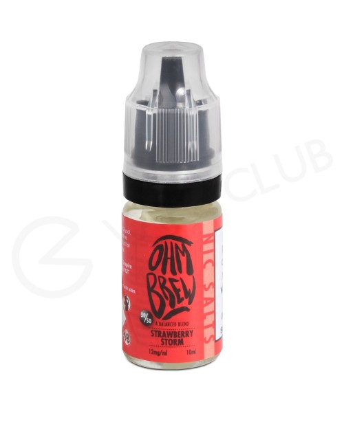 Strawberry Storm E-liquid by Ohm Brew 50/50 Nic Sa...