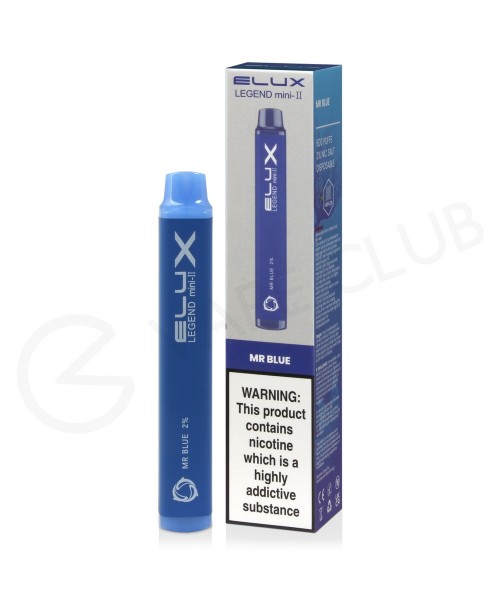 Mr Blue Elux Legend Mini II Disposable Vape