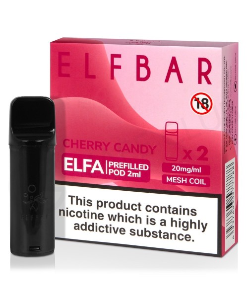 Cherry Candy Elf Bar Elfa Prefilled Pod