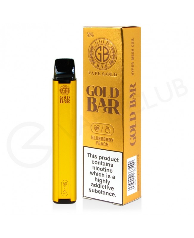 Blueberry Peach Gold Bar Disposable Vape