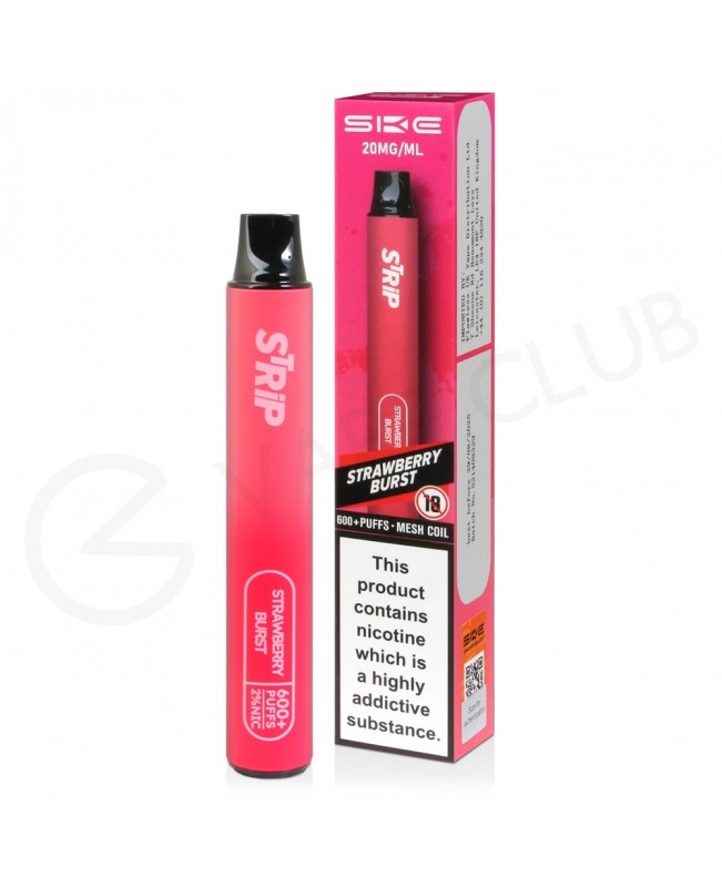 Strawberry Burst Strip Bar Disposable Vape