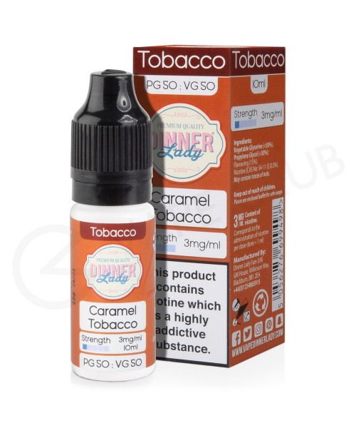 Caramel Tobacco E-Liquid by Dinner Lady 50/50