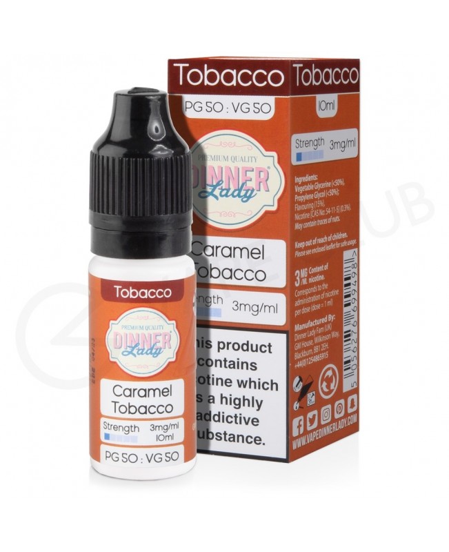 Caramel Tobacco E-Liquid by Dinner Lady 50/50