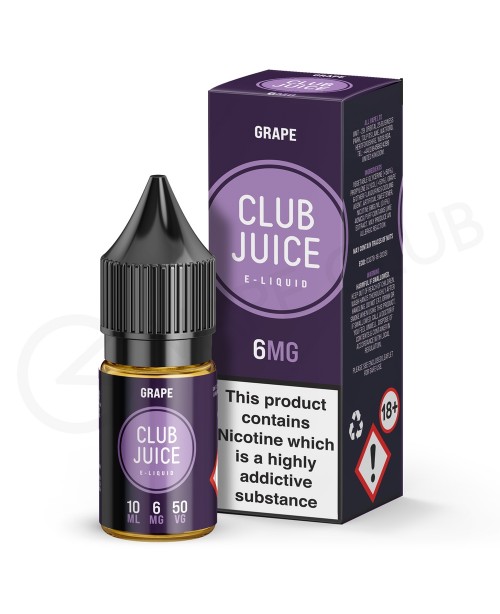 Grape E-Liquid by Club Juice 50/50