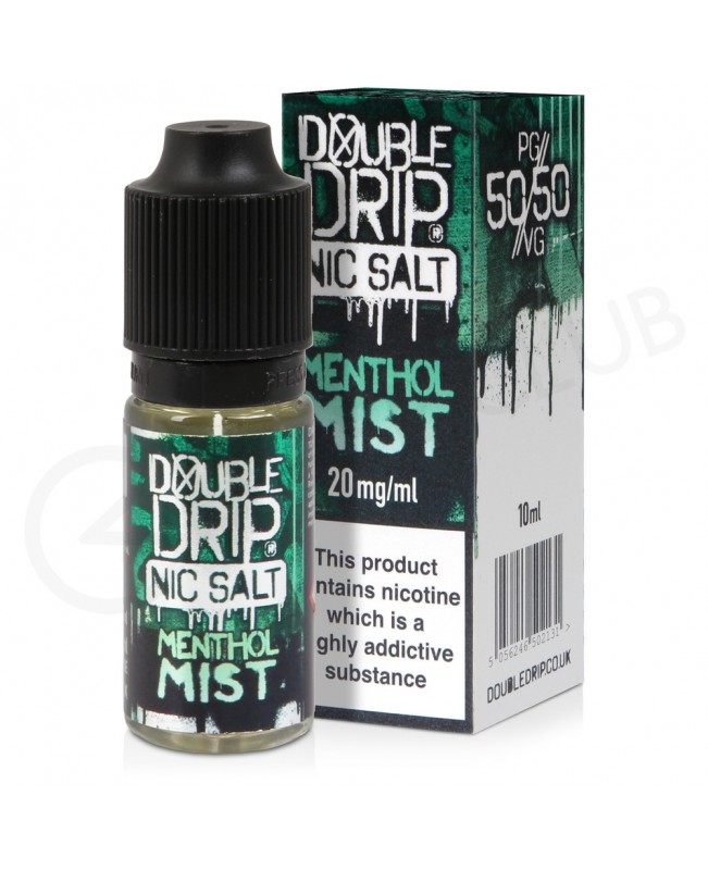 Menthol Mist Nic Salt E-Liquid by Double Drip