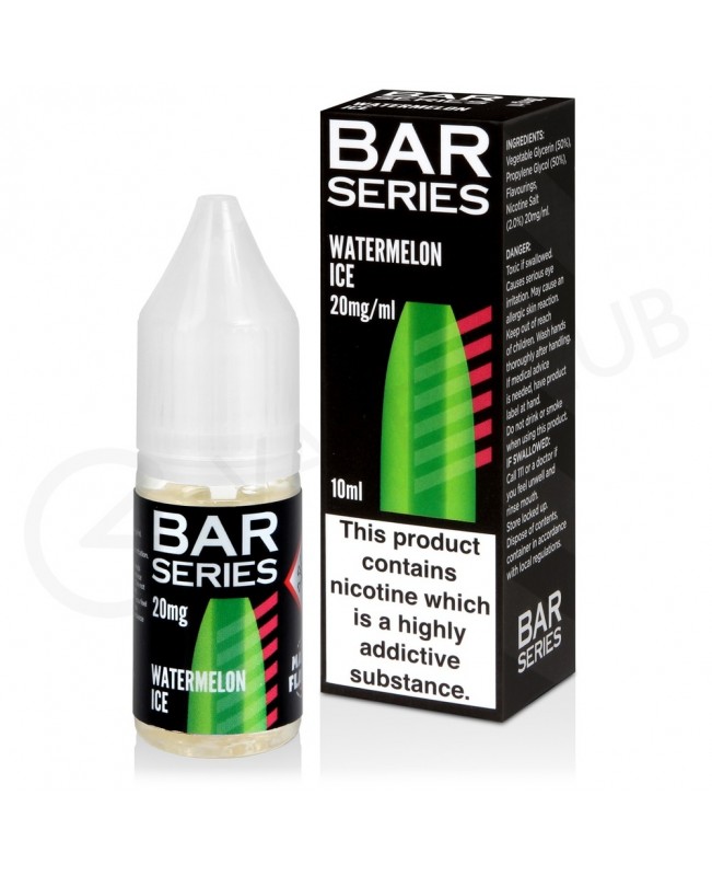 Watermelon Ice Nic Salt E-Liquid by Bar Series