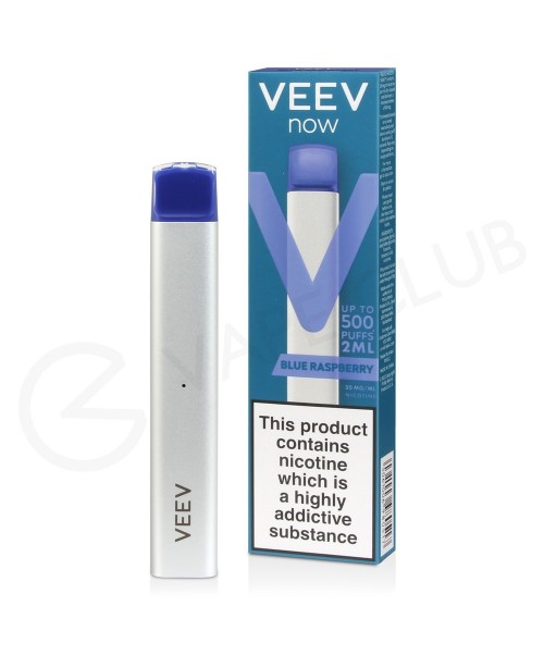 Blue Raspberry Veev Now Disposable Vape