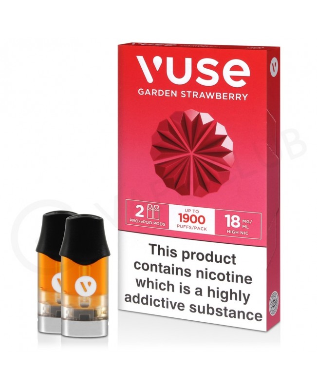 Garden Strawberry Nic Salt ePod Prefilled Pod by Vuse