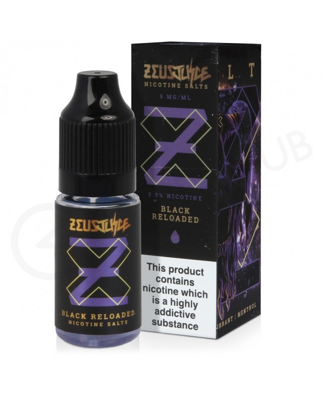 NS20 Black Reloaded Nic Salt E-liquid by Zeus Juice