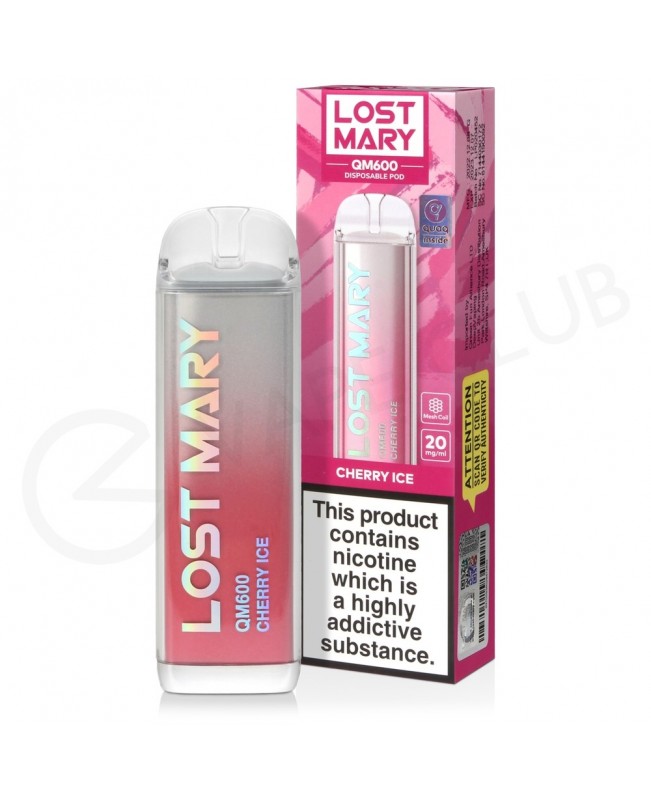 Cherry Ice Lost Mary QM600 Disposable Vape