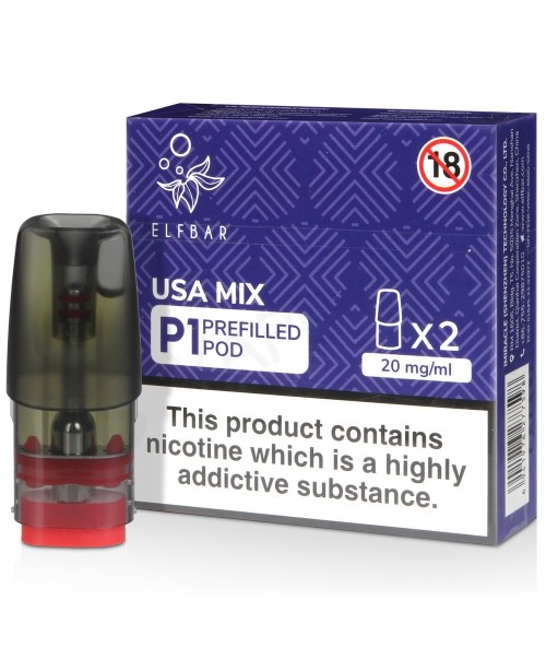 USA Mix Elf Bar Mate P1 Prefilled Pod