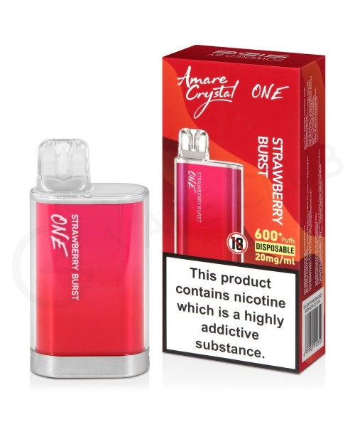 Strawberry Burst Amare Crystal One Disposable Vape