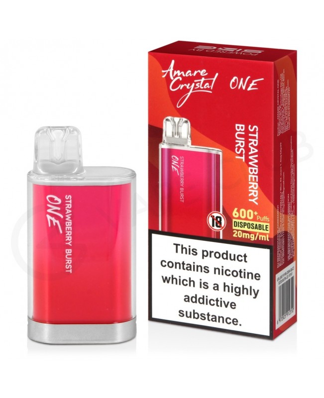 Strawberry Burst Amare Crystal One Disposable Vape