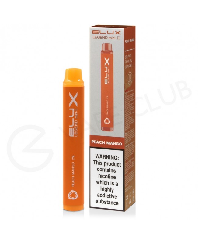 Peach Mango Elux Legend Mini II Disposable Vape