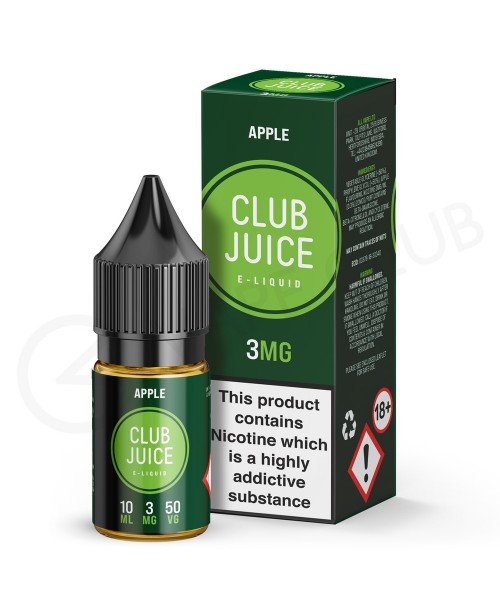 Apple E-Liquid by Club Juice 50/50