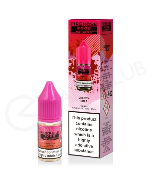 Cherry Cola Nic Salt E-Liquid by Elux Firerose