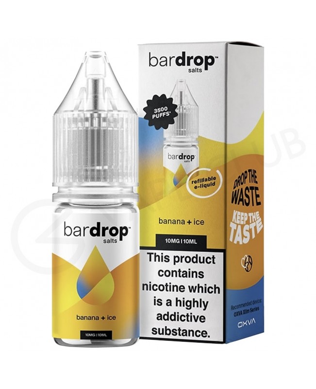 Banana Ice Nic Salt E-Liquid by Bar Drop Salts