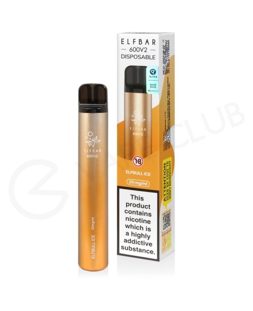 Elfbull Ice Elf Bar 600 V2 Disposable Vape