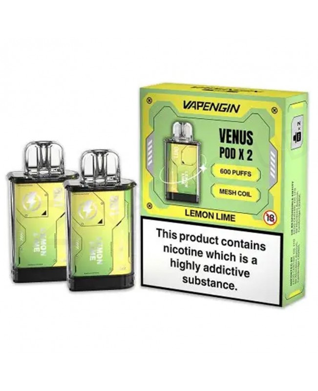 Lemon & Lime Vapengin Venus Prefilled Pod