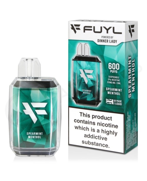 Spearmint Menthol Fuyl by Dinner Lady Disposable V...