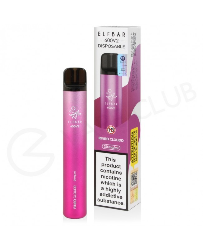 Rinbo Cloudd Elf Bar 600 V2 Disposable Vape