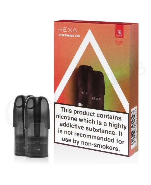 Strawberry Kiwi E-Liquid Pods by Hexa