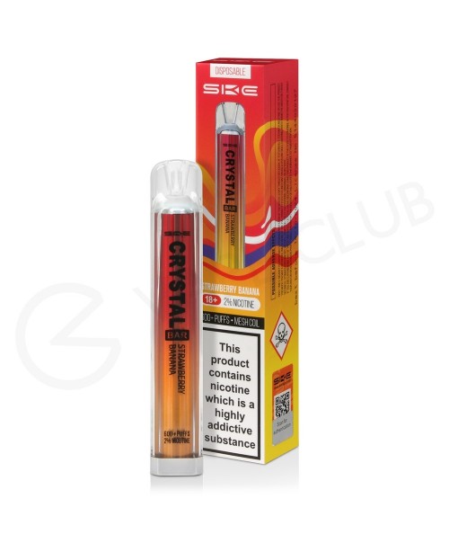 Strawberry Banana Crystal Bar Disposable Vape