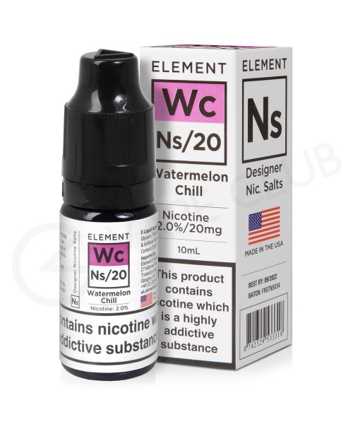 NS20, NS10 & NS5 Watermelon Chill E-Liquid by ...