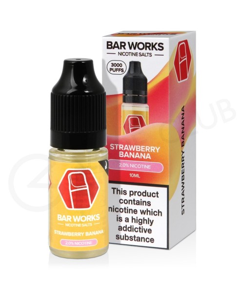 Strawberry Banana Nic Salt E-Liquid by Bar Works