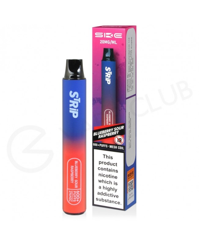 Blueberry Sour Raspberry Strip Bar Disposable Vape