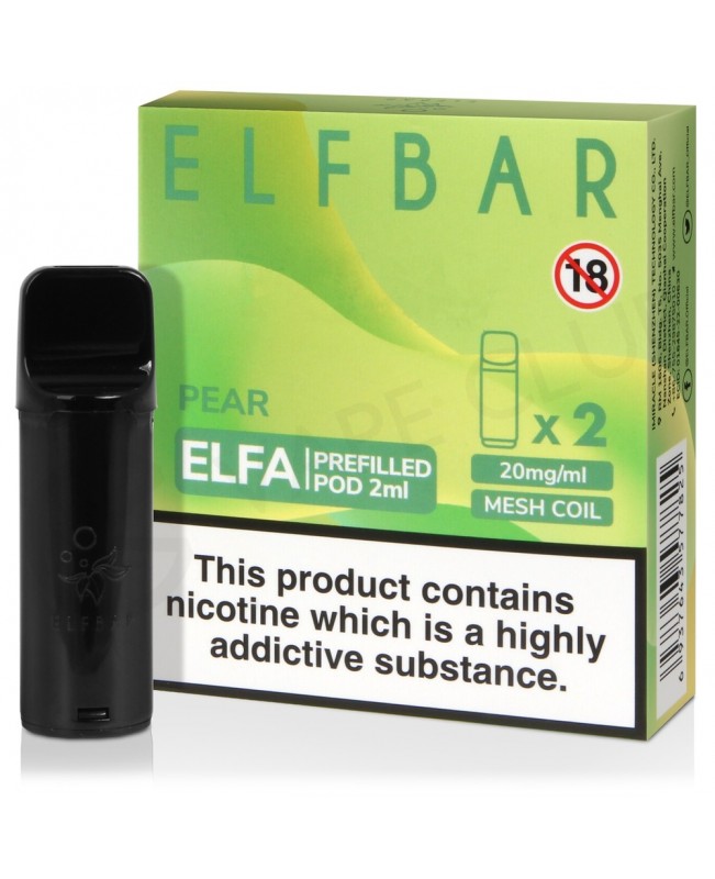 Pear Elf Bar Elfa Prefilled Pod