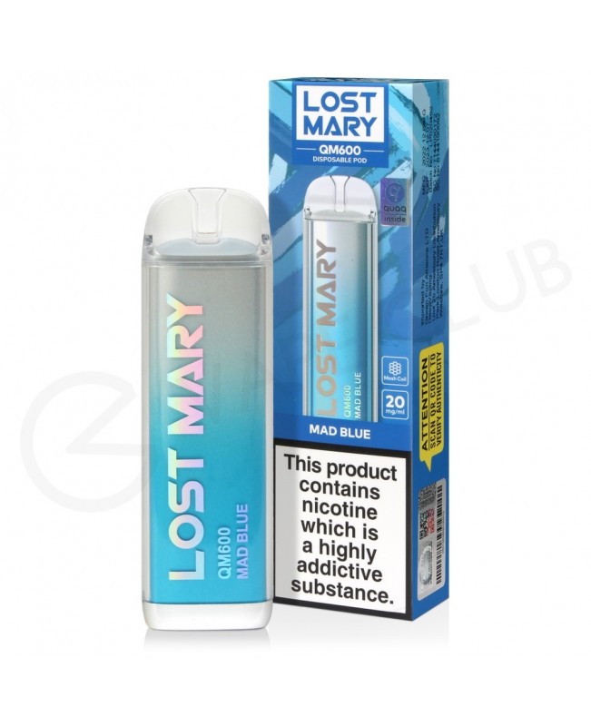 Mad Blue Lost Mary QM600 Disposable Vape