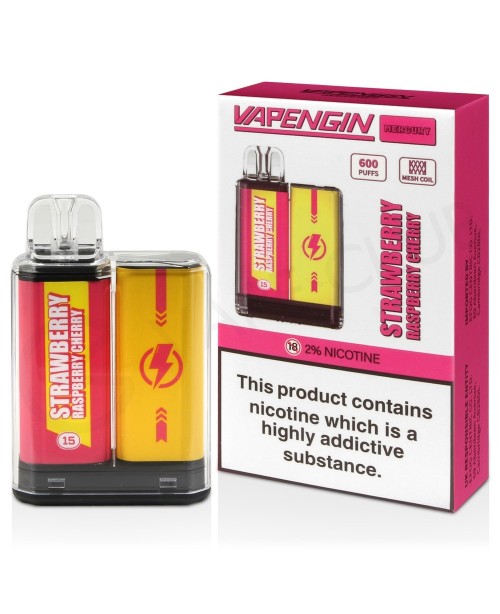 Strawberry Raspberry Cherry Vapengin Mercury Dispo...