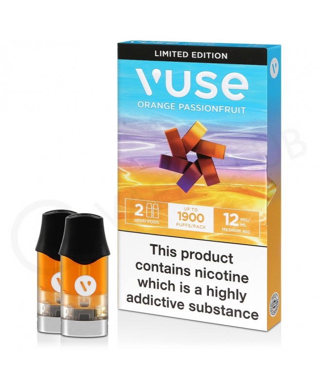 Orange Passion Nic Salt Epod Prefilled Pod by Vuse