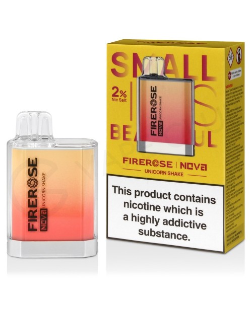 Unicorn Shake Elux Firerose Nova 600 Disposable Va...