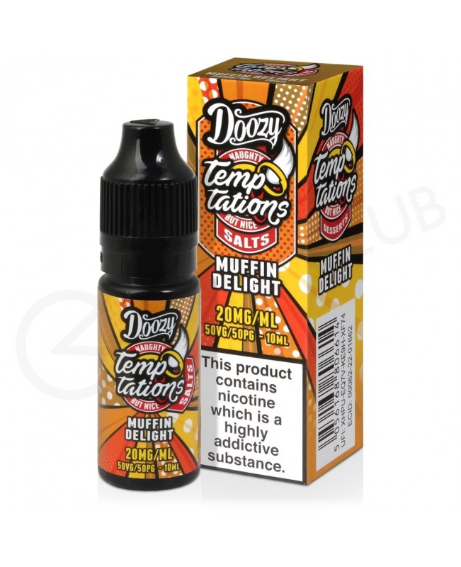 Muffin Delight Nic Salt E-Liquid by Doozy Temptations