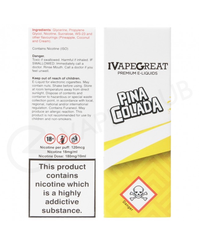 Pina Colada E-Liquid by IVG 50/50