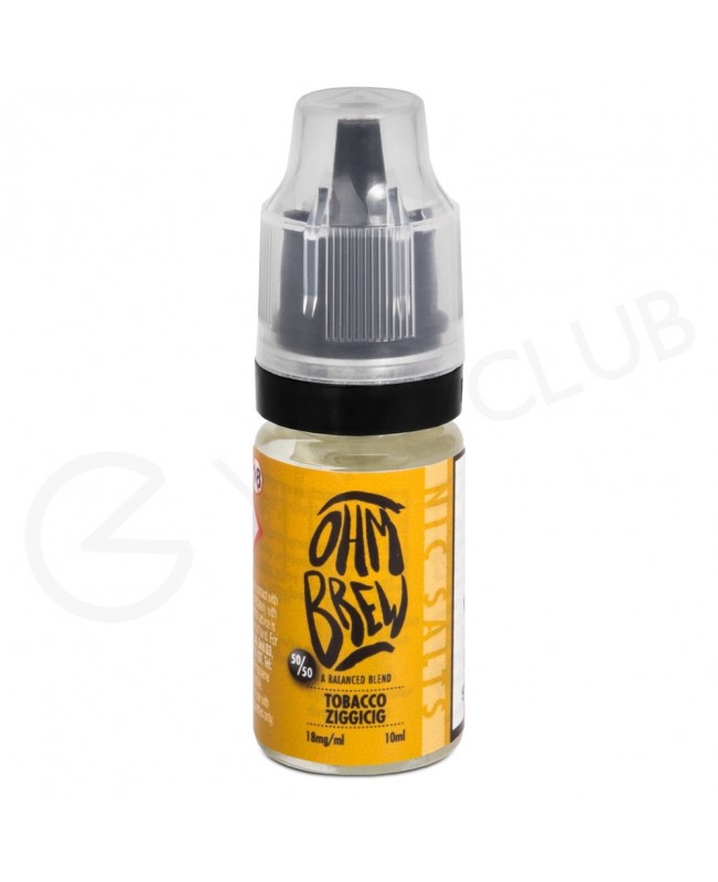 Tobacco Ziggicig E-liquid by Ohm Brew 50/50 Nic Salts