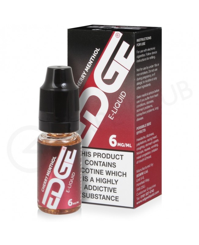 Cherry Menthol E-Liquid by Edge Core Range