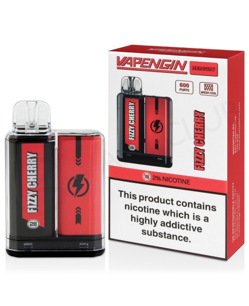 Fizzy Cherry Vapengin Mercury Disposable Vape