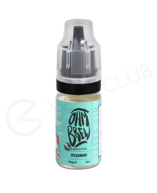 Spearmint E-liquid by Ohm Brew 50/50 Nic Salts