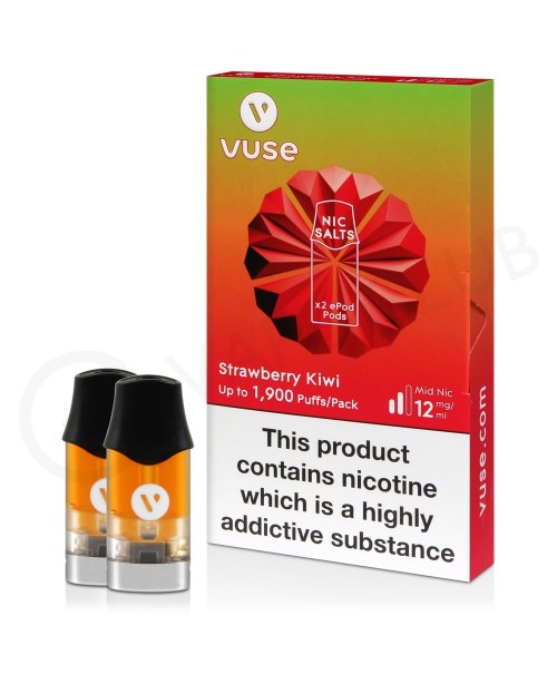 Strawberry Kiwi Nic Salt Epod Prefilled Pod by Vus...