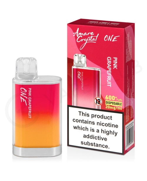 Pink Grapefruit Amare Crystal One Disposable Vape