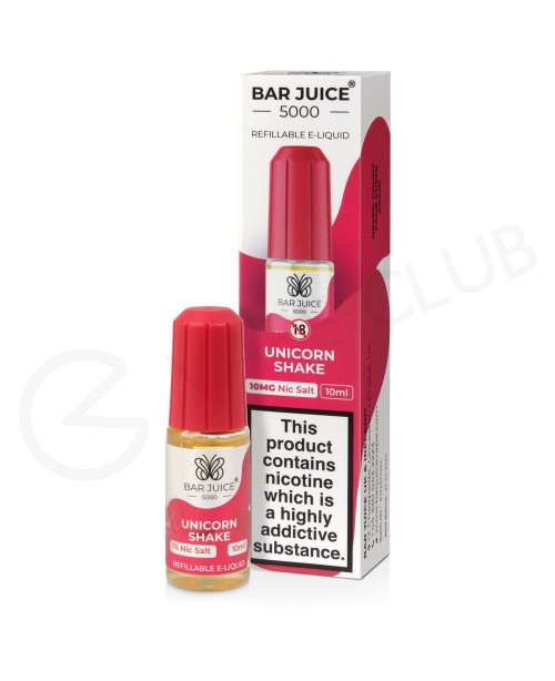 Unicorn Shake Nic Salt E-Liquid by Bar Juice 5000